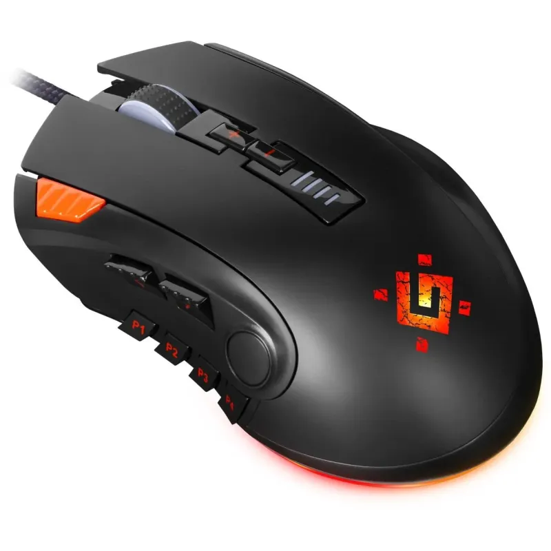 Mysz przewodowa Defender OVERSIDER GM-917 12000dpi 14P Gaming RGB