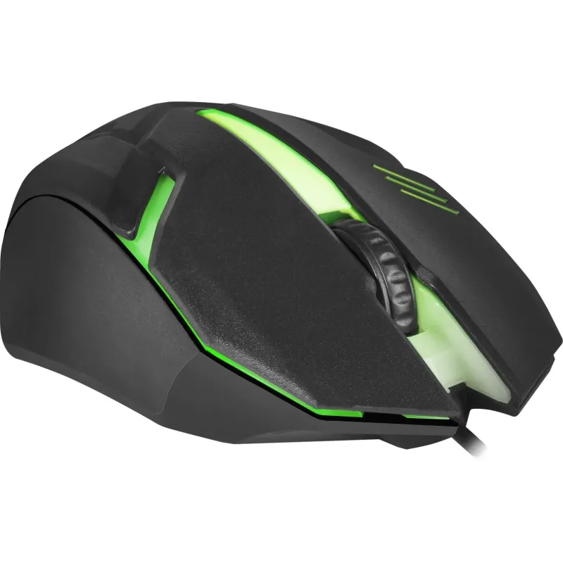 Mysz przewodowa Defender HIT MB-550 1600dpi 3P czarna 7 kolorów