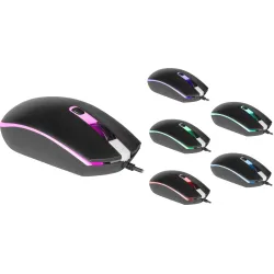 Mysz przewodowa Defender DOT MB-986 1600dpi 4P podświetlana LED backlight