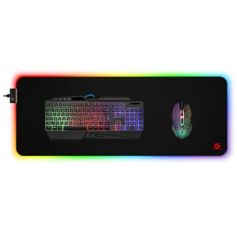 Podkładka Defender Gaming ULTRA LIGHT 900x350x4mm podświetlenie LED RGB +