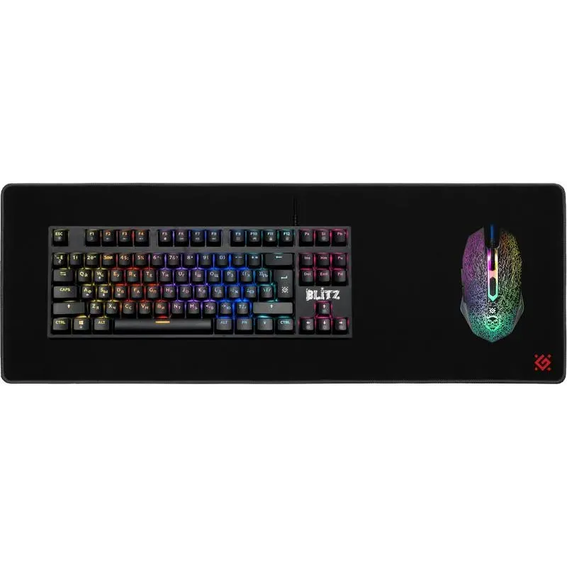 Podkładka Defender Gaming BLACK XXL ONE 680x240x5 mm