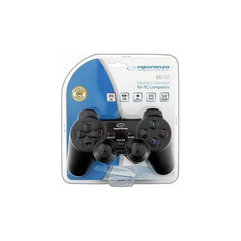 Gamepad / kontroler Esperanza Vibration EG102 Warrior