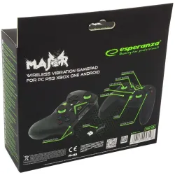 Gamepad PS3/PC/XBOX ONE/ANDROID USB Esperanza "Major" czarny