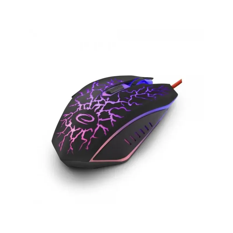 Mysz przewodowa Esperanza MX211 Lightning optyczna Gaming 6D USB czarna