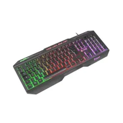 Klawiatura przewodowa Fury Hellfire 2 Francuska Gaming podświetlana czarna