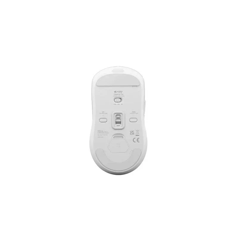 Mysz bezprzewodowa Fury Tanto T4 Wireless dla graczy 12000 DPI biała