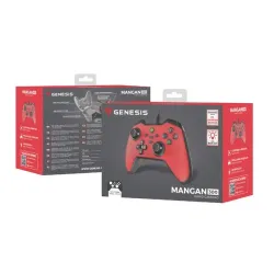 Gamepad Genesis Mangan 300 przewodowy do PC/SWITCH/MOBILE cz… | PartsPC.pl