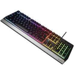 Klawiatura przewodowa Genesis Rhod 300 RGB Gaming czarna