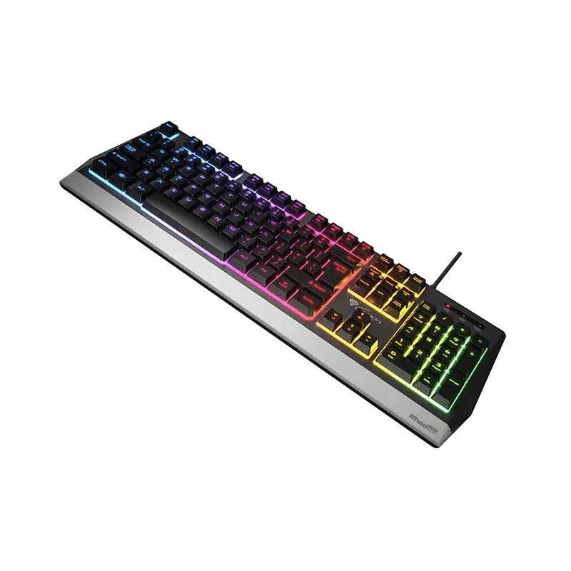 Klawiatura przewodowa Genesis Rhod 300 RGB Gaming czarna