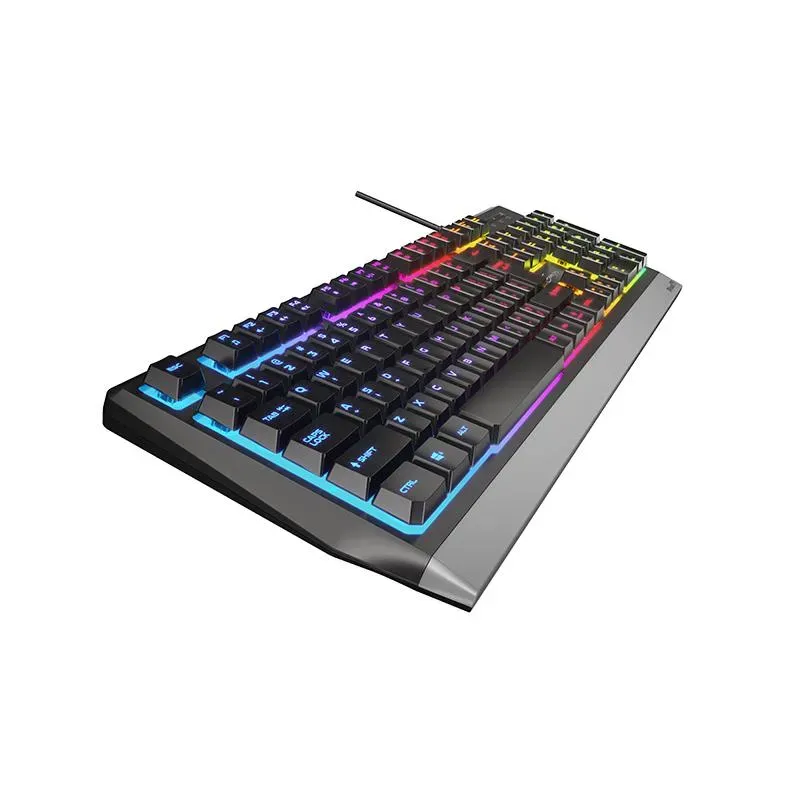 Klawiatura przewodowa Genesis Rhod 300 RGB Gaming czarna