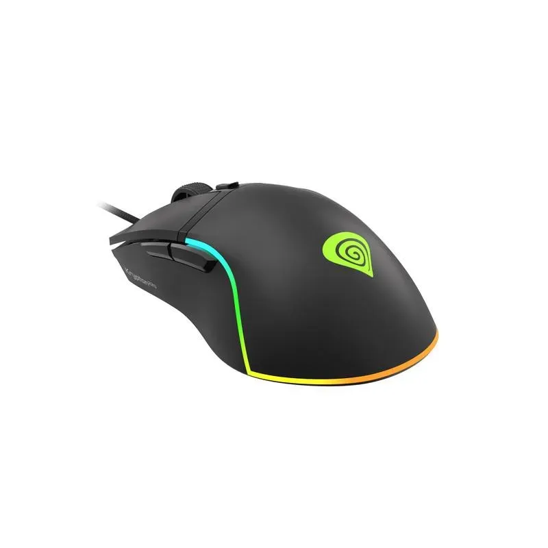 Mysz przewodowa Genesis Krypton 220 optyczna Gaming 6400DPI czarna