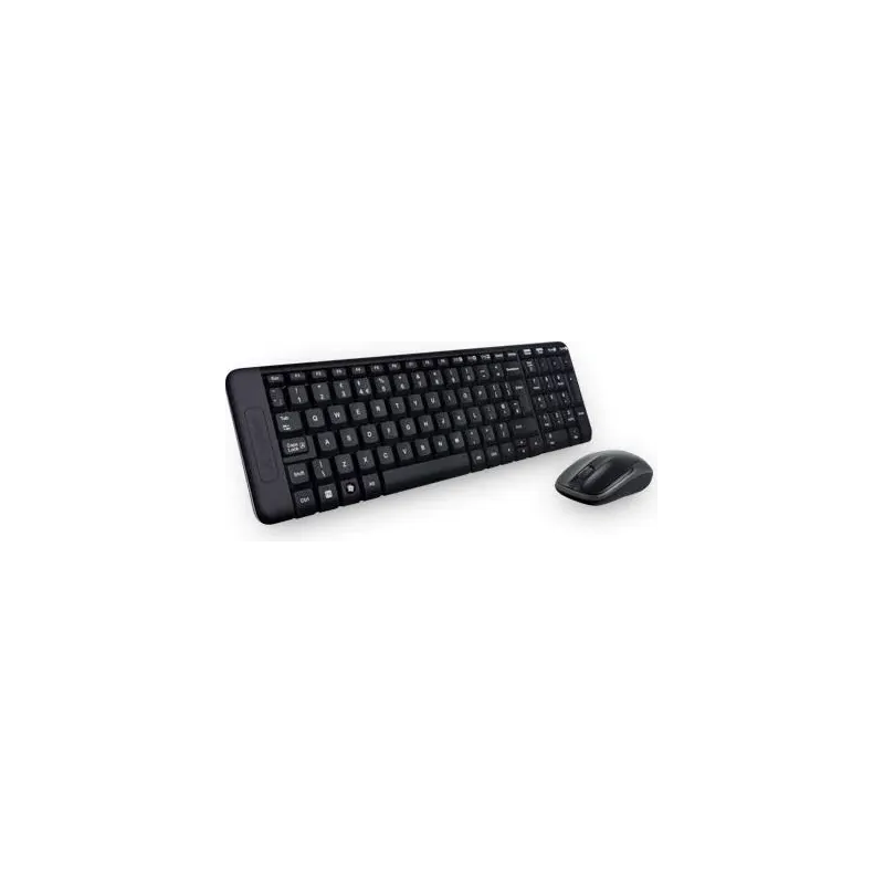 Zestaw bezprzewodowy klawiatura + mysz Logitech MK220 czarny