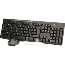Zestaw bezprzewodowy klawiatura + mysz Logitech MK270 czarny