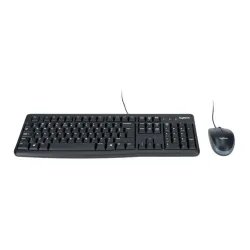 Zestaw przewodowy klawiatura + mysz Logitech Desktop MK120 N US czarny