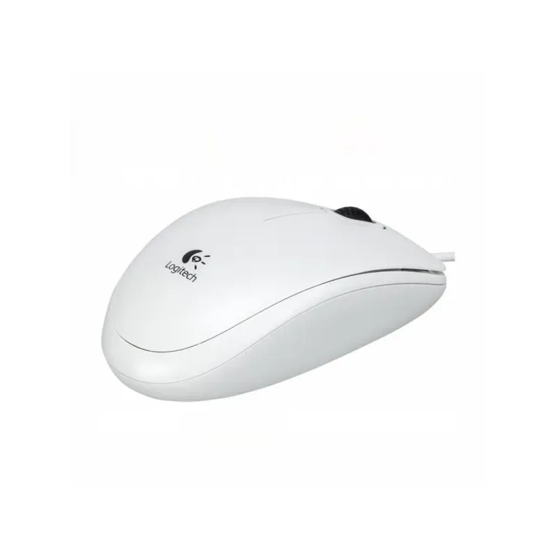 Mysz przewodowa Logitech B100 optyczna biała