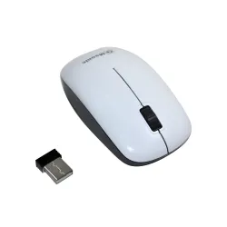 Mysz bezprzewodowa Msonic MX707W optyczna 3 przyciski 1000dpi biało-czarna