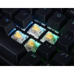 Klawiatura bezprzewodowa Modecom Volcano LANPARTY BT RGB Gaming mechaniczna