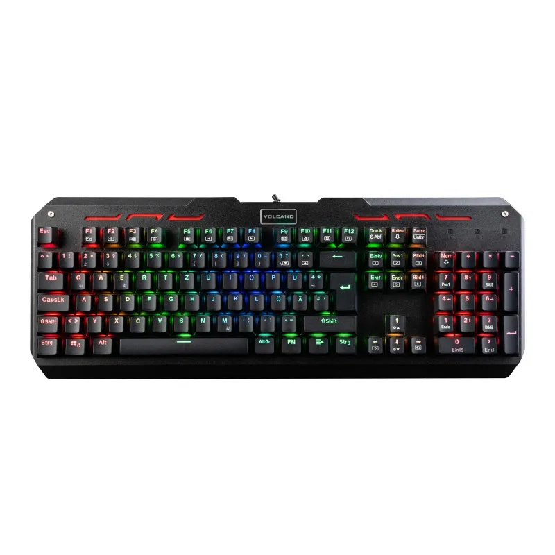 Klawiatura przewodowa Modecom Volcano HAMMER RGB Gaming mechaniczna
