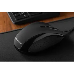 Mysz przewodowa Modecom MC-M4 optyczna czarna