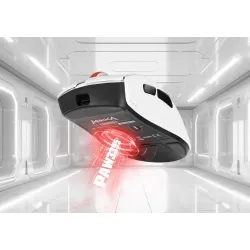 Mysz bezprzewodowa Monka RAPID optyczna 12000dpi 2.4 GHz + Bluetooth biała