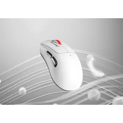 Mysz bezprzewodowa Monka RAPID optyczna 12000dpi 2.4 GHz + Bluetooth biała