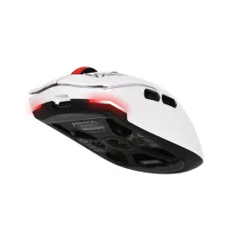 Mysz bezprzewodowa Monka GURU optyczna 26000dpi 2.4 GHz + Bluetooth biała