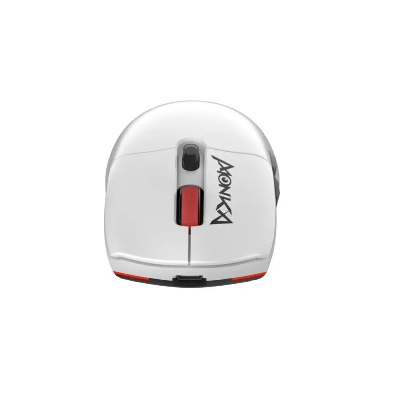 Mysz bezprzewodowa Monka GURU optyczna 26000dpi 2.4 GHz + Bluetooth biała