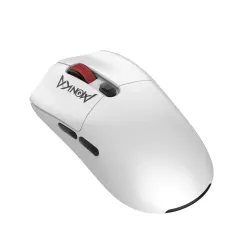 Mysz bezprzewodowa Monka GURU optyczna 26000dpi 2.4 GHz + Bluetooth biała