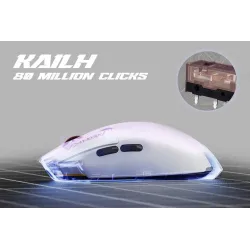 Mysz bezprzewodowa Monka GURU optyczna 26000dpi 2.4 GHz + Bluetooth biała