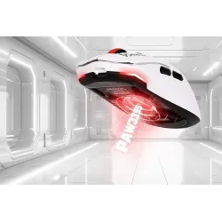 Mysz bezprzewodowa Monka GURU optyczna 26000dpi 2.4 GHz + Bluetooth biała