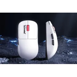 Mysz bezprzewodowa Monka PRIME optyczna 26000dpi 2.4 GHz + Bluetooth biała