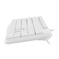 Klawiatura przewodowa Natec Nautilus US slim biała