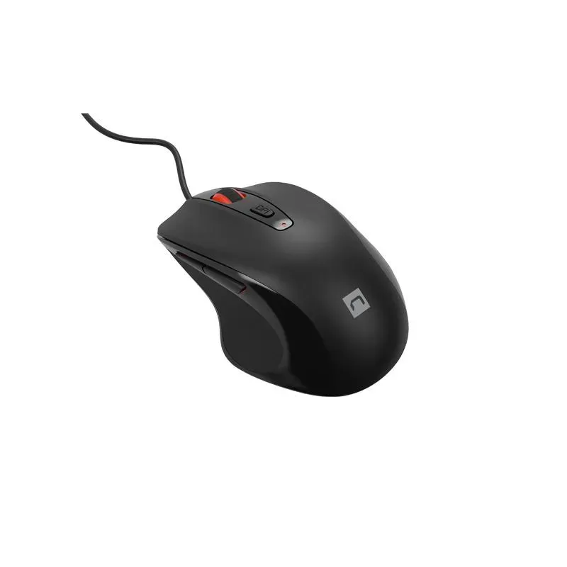 Mysz przewodowa Natec PIGEON 2 optyczna 4000dpi USB programowalna czarna