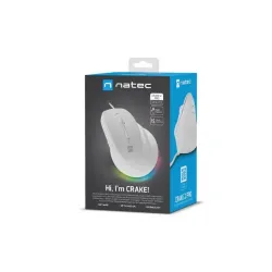 Mysz przewodowa Natec Crake 2 PRO 12800dpi wertykalna programowalna