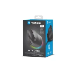 Mysz przewodowa Natec Crake 2 PRO 12800dpi wertykalna programowalna