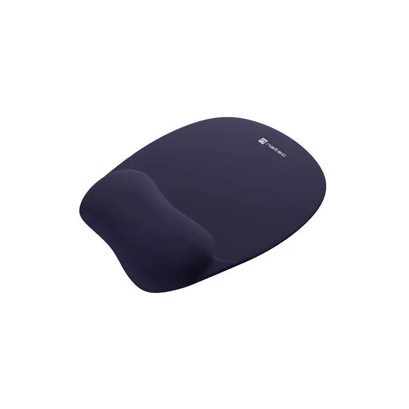Podkładka pod mysz Natec Chipmunk Memory Foam ergonomiczna żelowa granatowa