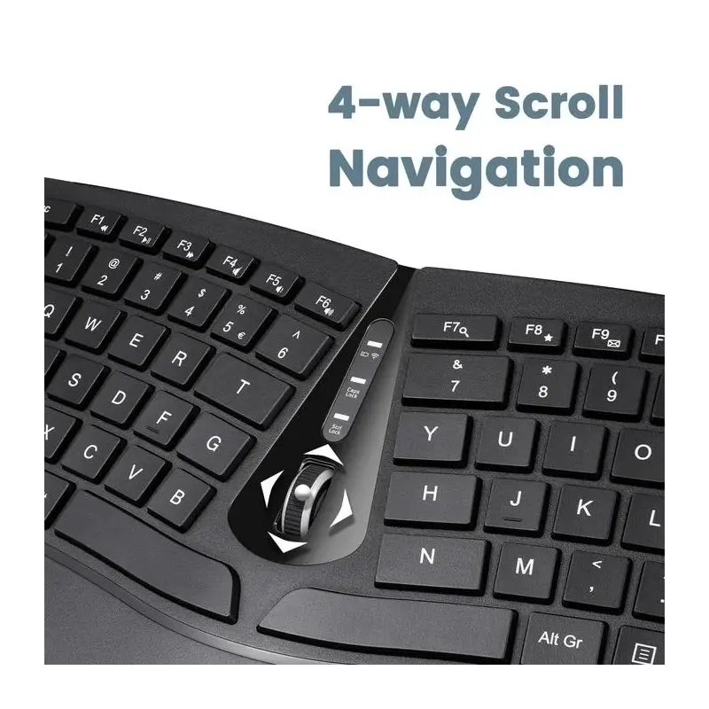 Zestaw bezprzewodowy klawiatura+mysz pionowa Perixx PERIDUO-606 C Ergonomic