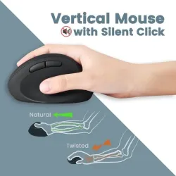 Zestaw bezprzewodowy klawiatura+mysz pionowa Perixx PERIDUO-606 C Ergonomic