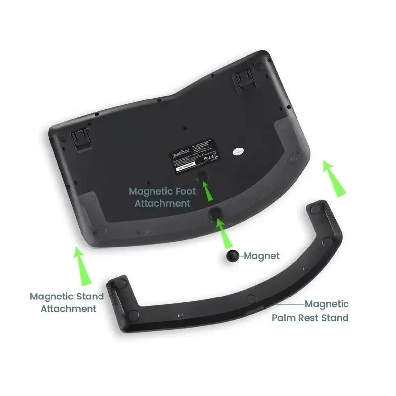 Zestaw bezprzewodowy klawiatura+mysz pionowa Perixx PERIDUO-606 C Ergonomic