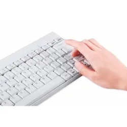 Zestaw bezprzewodowy klawiatura+mysz Perixx PERIDUO-712 Compact biały Mini