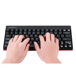 Zestaw bezprzewodowy klawiatura+mysz Perixx PERIDUO-712 Compact czarny Mini