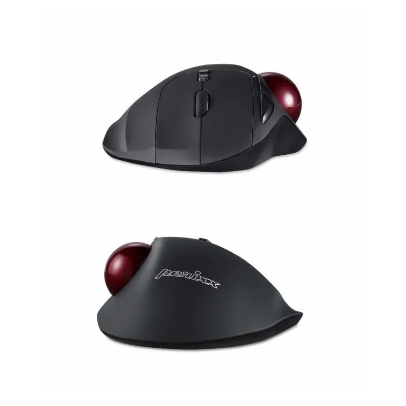 Mysz bezprzewodowa Perixx PERIMICE 717 laserowa trackball 34mm czarna