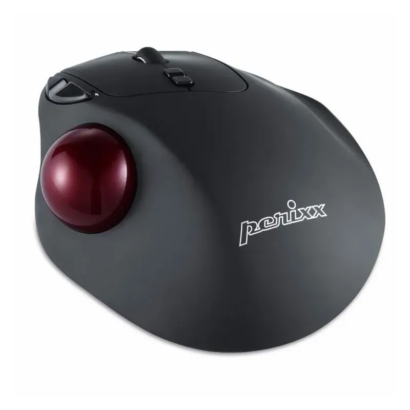 Mysz bezprzewodowa Perixx PERIMICE 717 laserowa trackball 34mm czarna