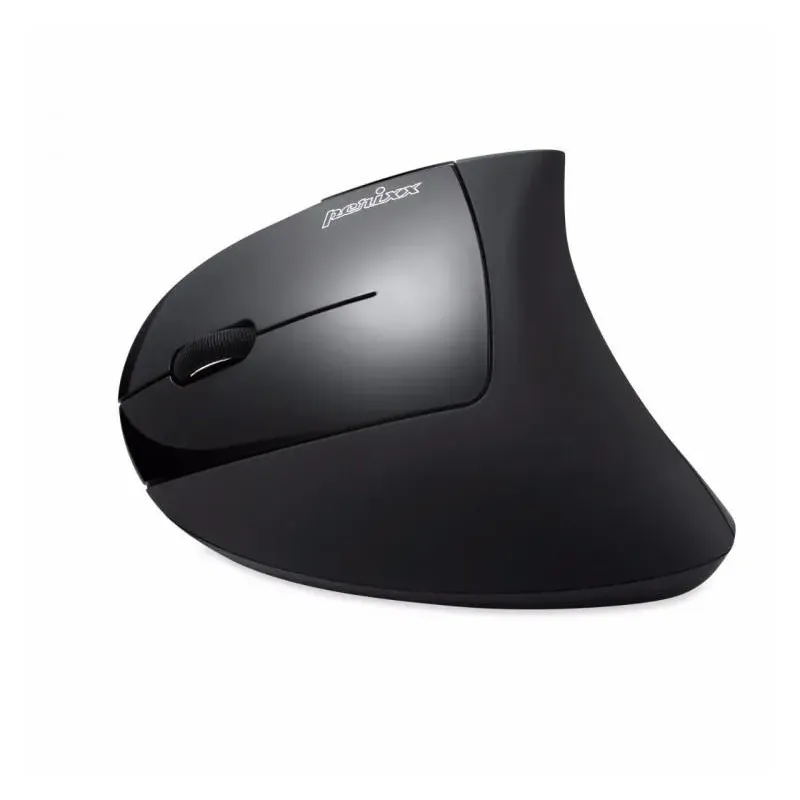 Mysz bezprzewodowa Perixx PERIMICE-713L optyczna wertykalna pionowa czarna
