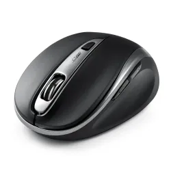 Mysz bezprzewodowa Perixx PERIMICE-721 optyczna 1600dpi 2.4 GHz, czarna,