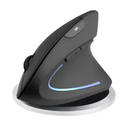 Mysz bezprzewodowa Perixx PERIMICE-713R optyczna wertykalna pionowa czarna