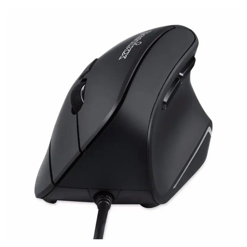 Mysz przewodowa Perixx PERIMICE-515 II optyczna wertykalna pionowa czarna