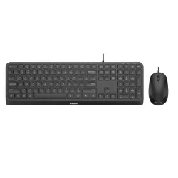 Zestaw przewodowy klawiatura i mysz PHILIPS SPT6207B/00 czar… | PartsPC.pl