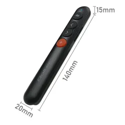 Wskaźnik Qoltec laserowy | Prezenter 4w1 | USB 3.0 | 2.4GHz | 100m