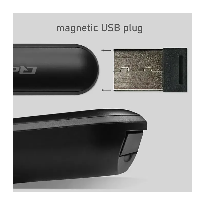 Wskaźnik Qoltec laserowy | Prezenter 4w1 | USB 3.0 | 2.4GHz | 100m